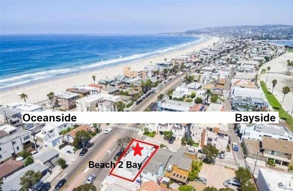 Beach-2-Bay 2Br - In The Heart Of Mission Beach San Diego Kültér fotó